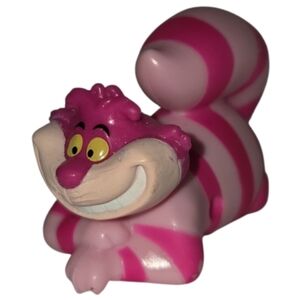 10/$10 Cheshire Cat Pink Striped Figurine